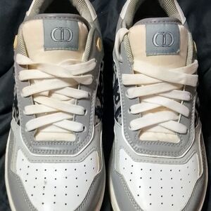 Dior Gray and White Sneakers